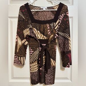 NWOT Dressbarn Patterned Dress